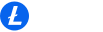 L hərfli mavi dairə və Litecoin sözü