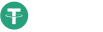 Yaşıl T simvolu və Tether yazısı